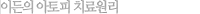 이든의 아토피 치료원리